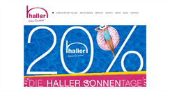 Desktop Screenshot of haller-lifestyle.de